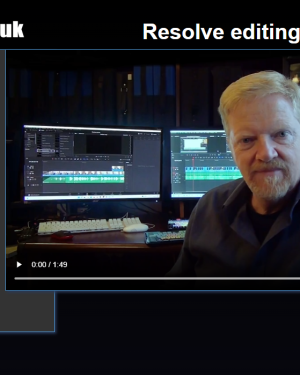 Editing in Resolve 18